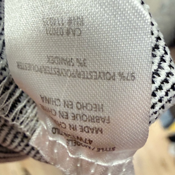 RD Style Black and White Patterned Midi Dress NWOT - Picture 8 of 8